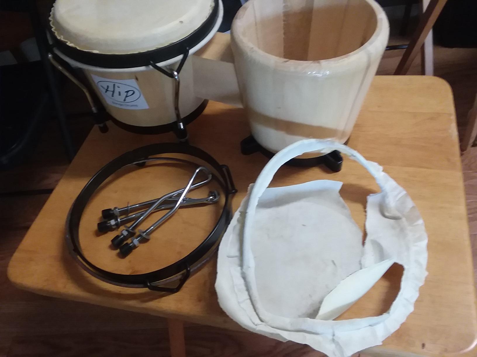Bongo Drum Set 6 and 7 Inch for Adults Beginners Professionals customer photo 1