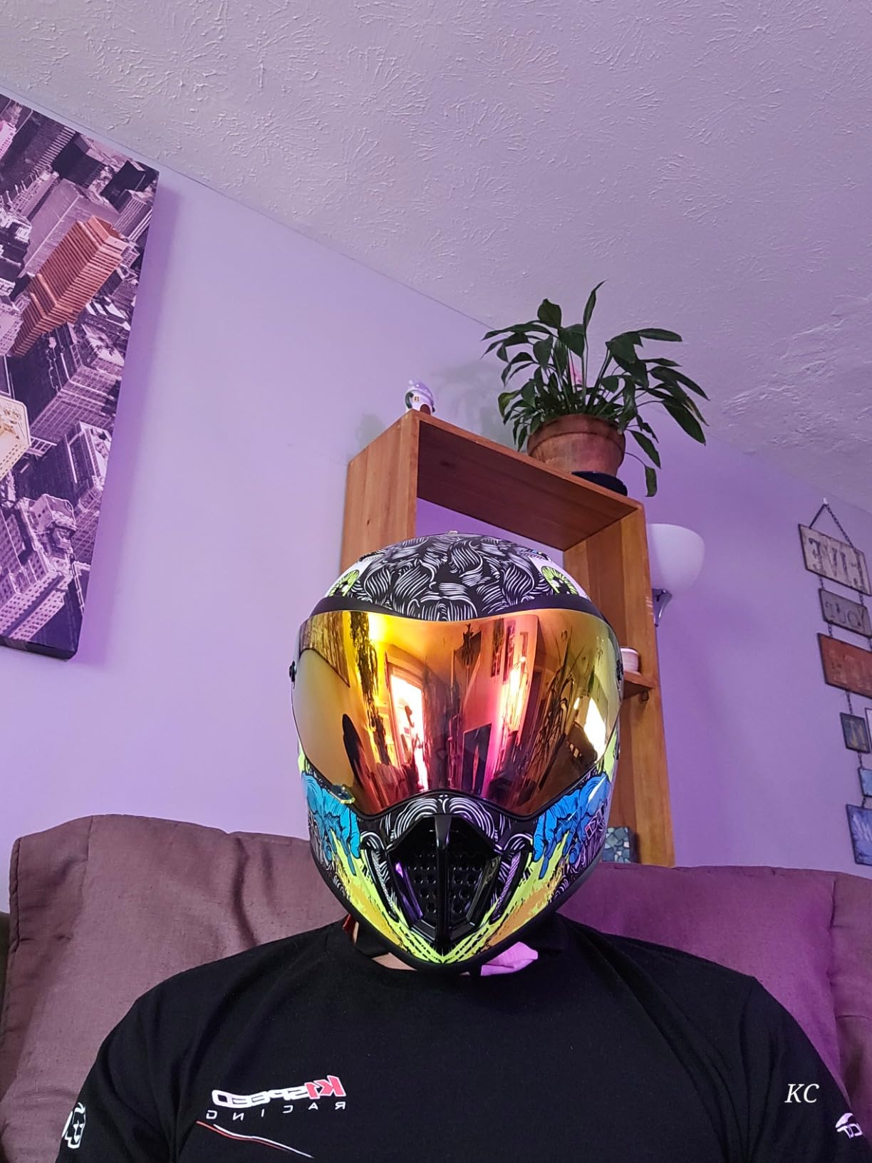 Dirt Bike Helmets ATV MX Motocross Four Wheeler Helmets for Adults Dual Sport Off Road Motorcycle Helmets for Men Women Full Face Helmet Dot Approved Color Red Shield customer photo 1