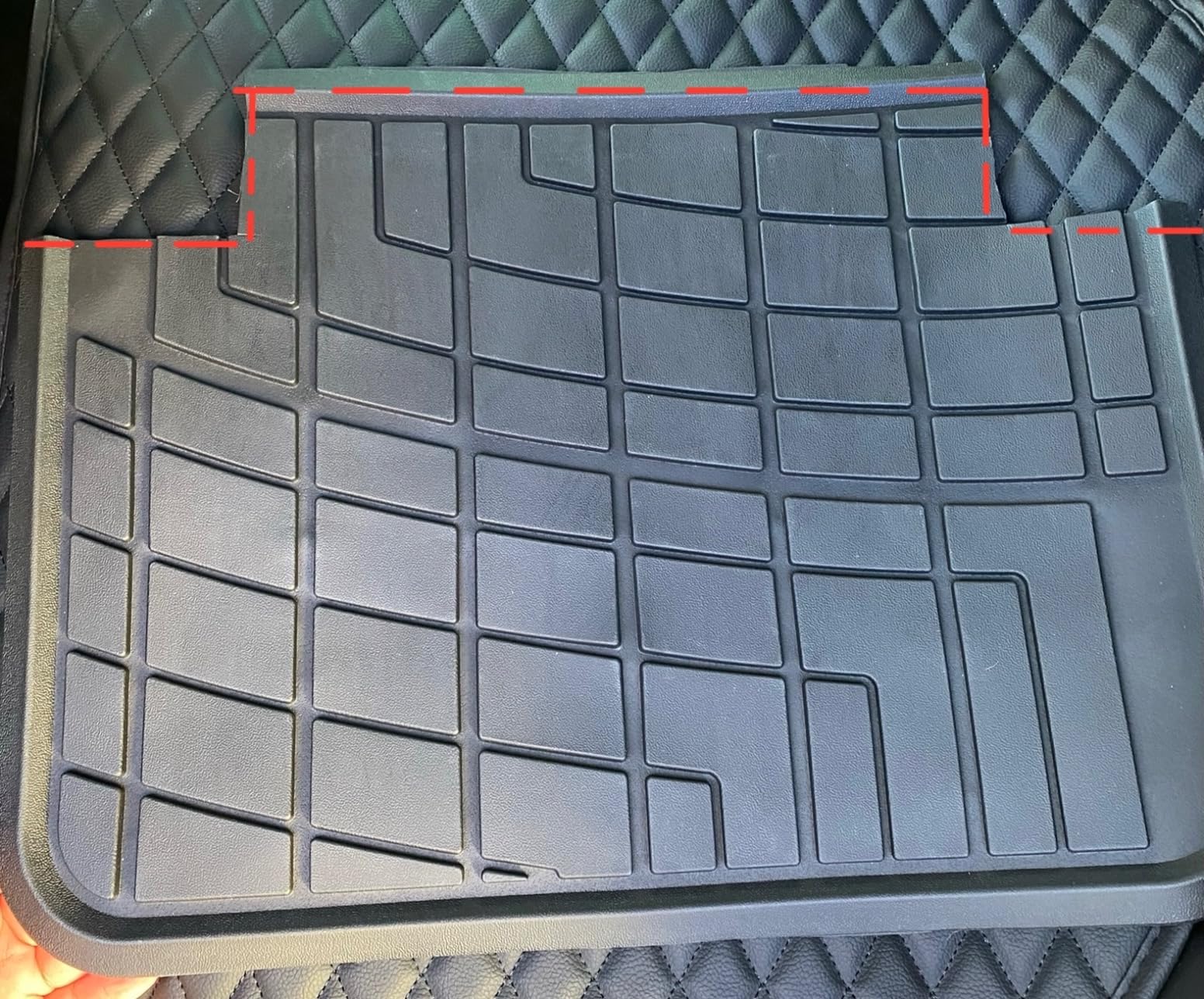 FH Group Automotive Floor Mats - Heavy-Duty Rubber Floor Mats for Cars, Universal Fit Full Set, Climaproof & Trimmable Floor Mats for Most Sedan, SUV, Truck, Black customer photo 1