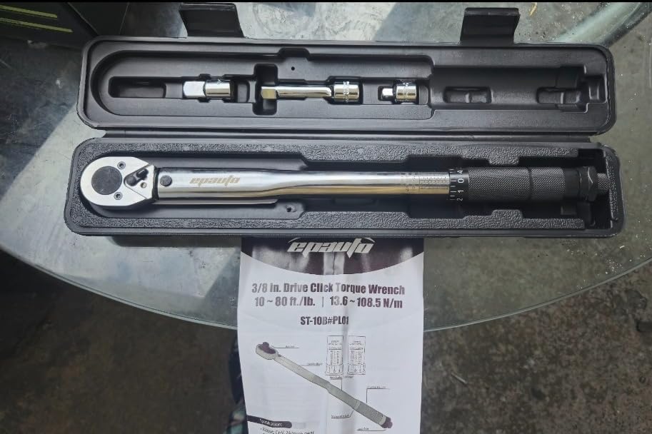 EPAuto 3/8-Inch Drive Click Torque Wrench 10-80 Ft-lb./ 13.6-108.5 Nm customer photo 1