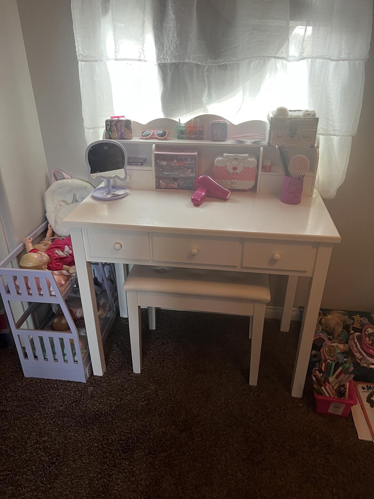 SONGMICS Duet Piano Bench with Padded Cushion and Storage Compartment customer photo 1