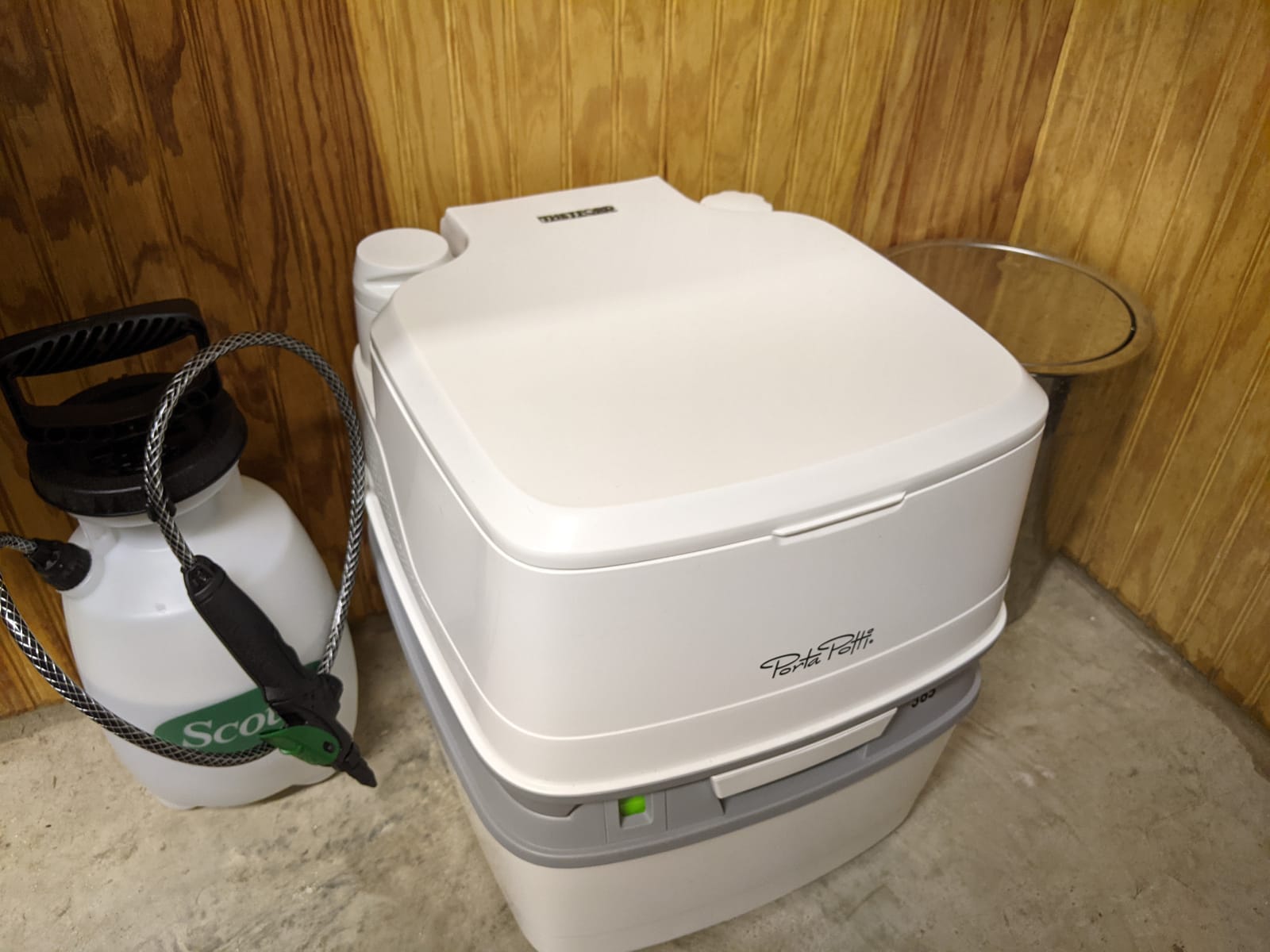 Porta Potti Thetford Porta Potti 365 Portable Toilet (for RV, Marine, Camping, Vans, Trucks, Healthcare) 92820, White customer photo 1