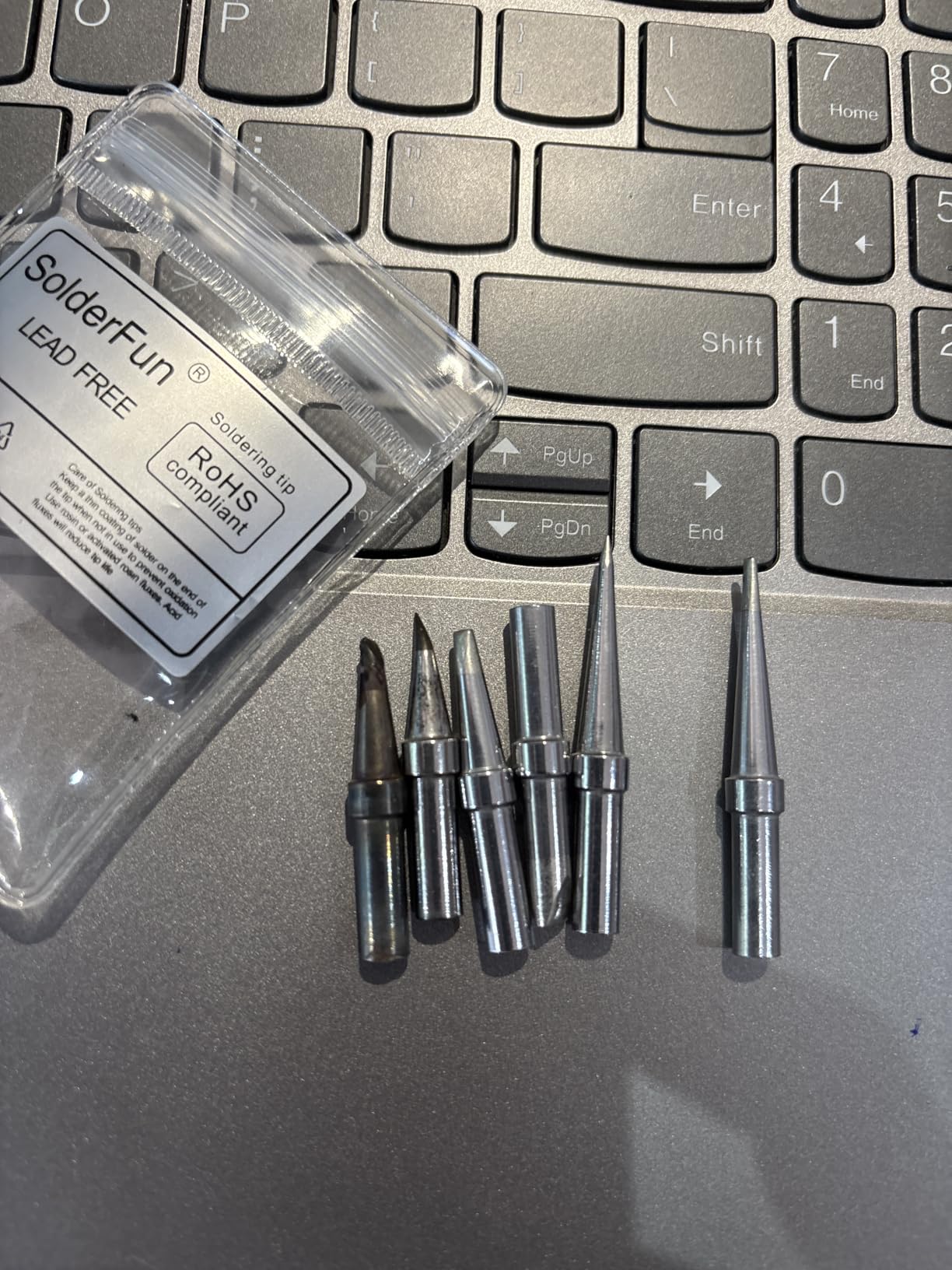 ET Soldering Tips for Weller WES51，WESD51，WE1010NA，WCC100，PES51，EC1201A，EC2000.（6 Pcs Set ETB ETD ETK ETS ETBB ETBR02） customer photo 2