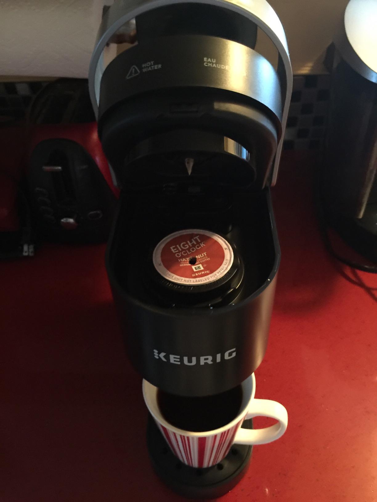 Keurig K-Mini Single Serve K-Cup Pod Coffee Maker, 6 to 12oz Brew size, with Cord Storage, Perfect for Small Spaces, Black customer photo 1