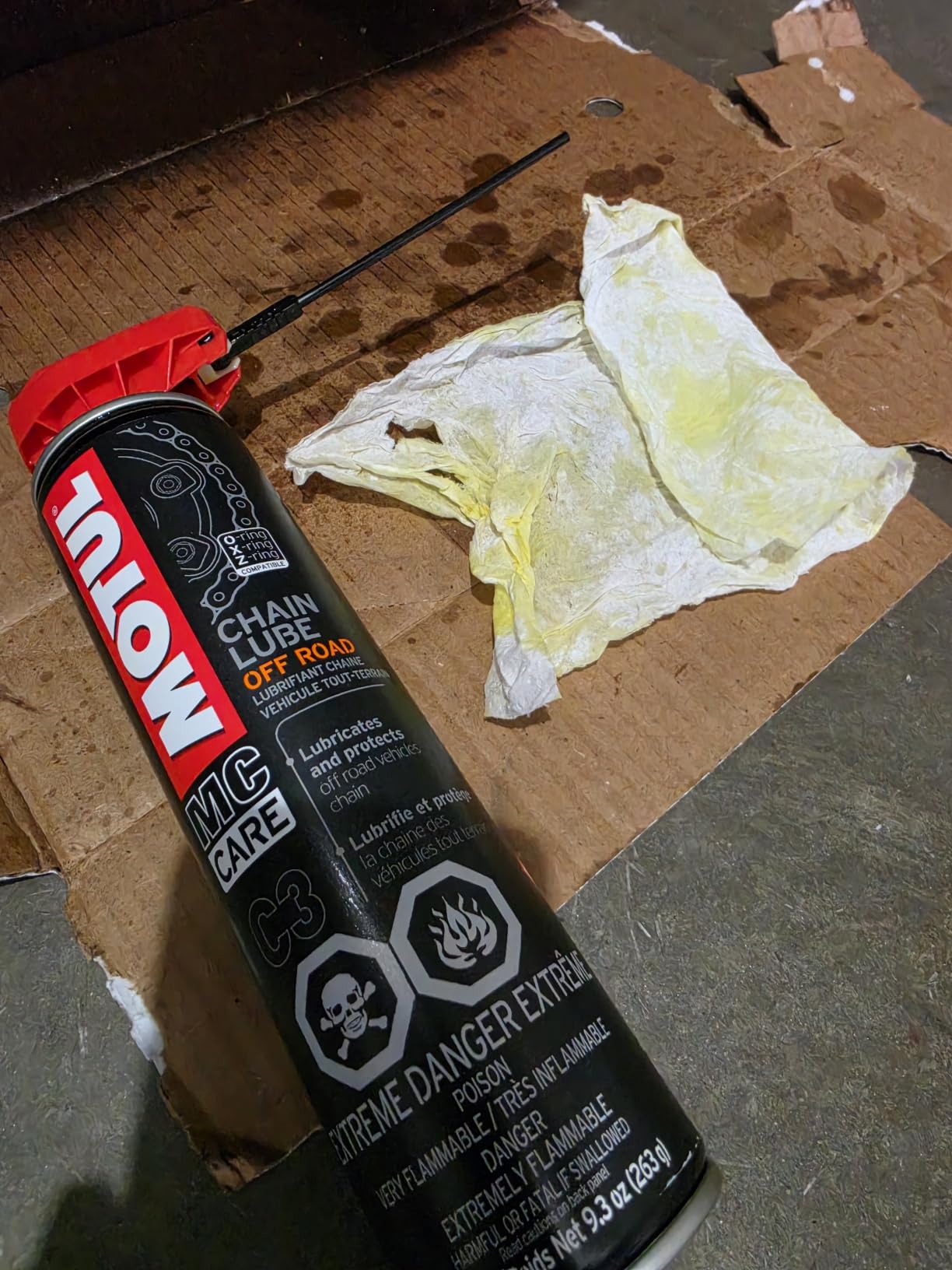 Motul Chain Care Set – Chain Cleaner (C1) & Chain Lube Off-Road (C3) customer photo 2