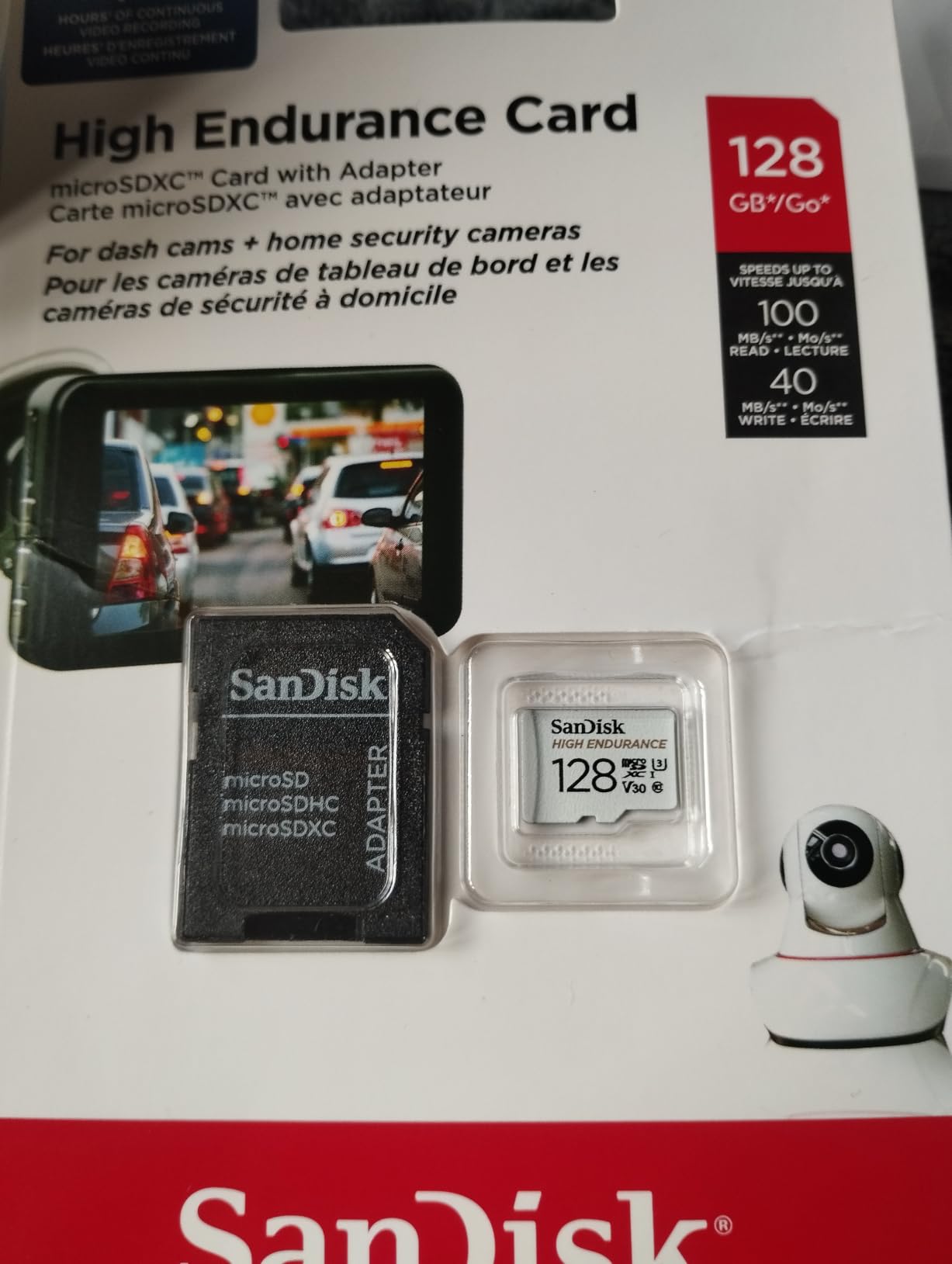 SANDISK 256GB High Endurance microSD Card + Adapter customer photo 2