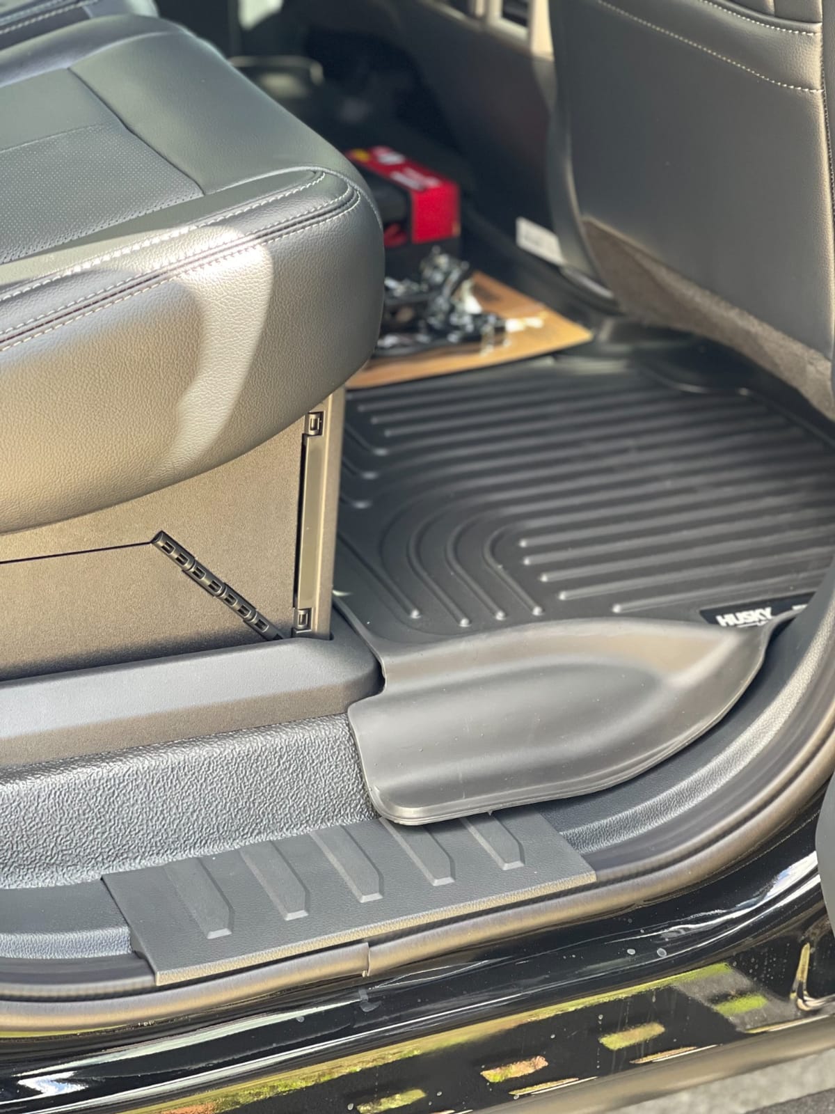 Husky Liners Weatherbeater Floor Mats | Fits 2017-2026 Ford F-250/F-350/F-450 Crew CAB with Factory Carpet & with Factory Underseat Storage ONLY | Front & 2nd Row, 3-pc Black - 94061 customer photo 2