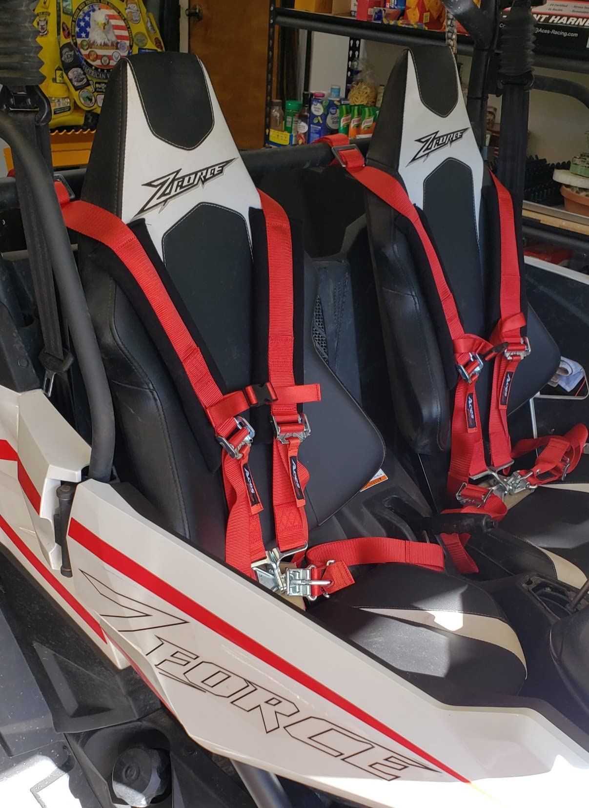 AAAA Aces Racing 5 Point Harness With 2 Inch Padding E4 Certified (Blue) customer photo 1