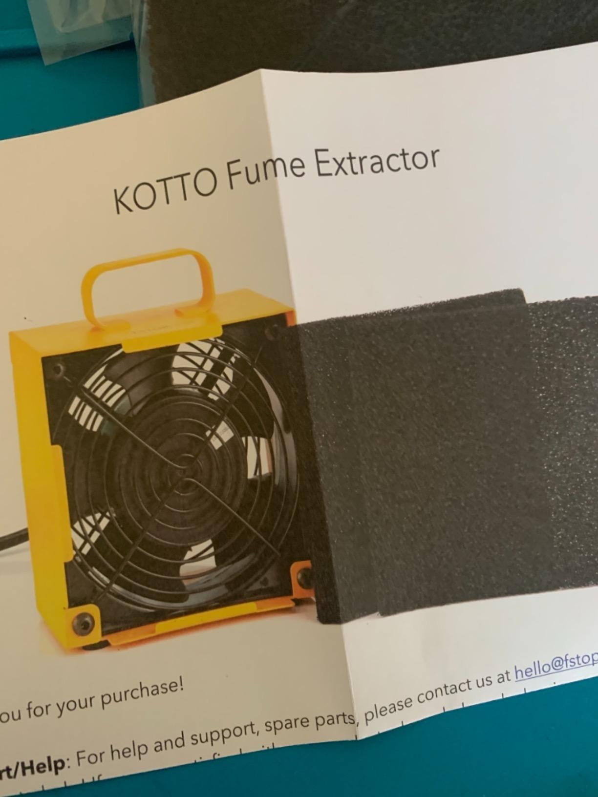 KOTTO Solder Smoke Absorber Remover Fume Extractor Soldering Filter customer photo 1
