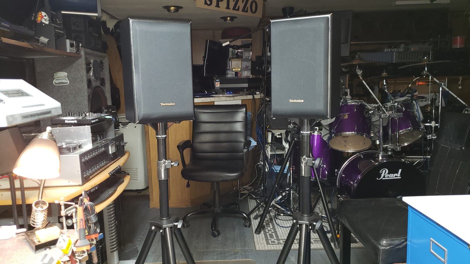 EMART PA Speaker Stands Pair with Carrying Bag, Adjustable Height 39-77in customer photo 2