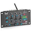 Pyle 3-Channel Professional DJ Mixer w/ Bluetooth - Dual Balanced Mic Inputs w/ Talkover, USB-A MP3 Player, Phono/Line In, CUE Monitor, Crossfader, LED Display for Mobile DJ, Karaoke, Events - PMX8BU customer photo 2