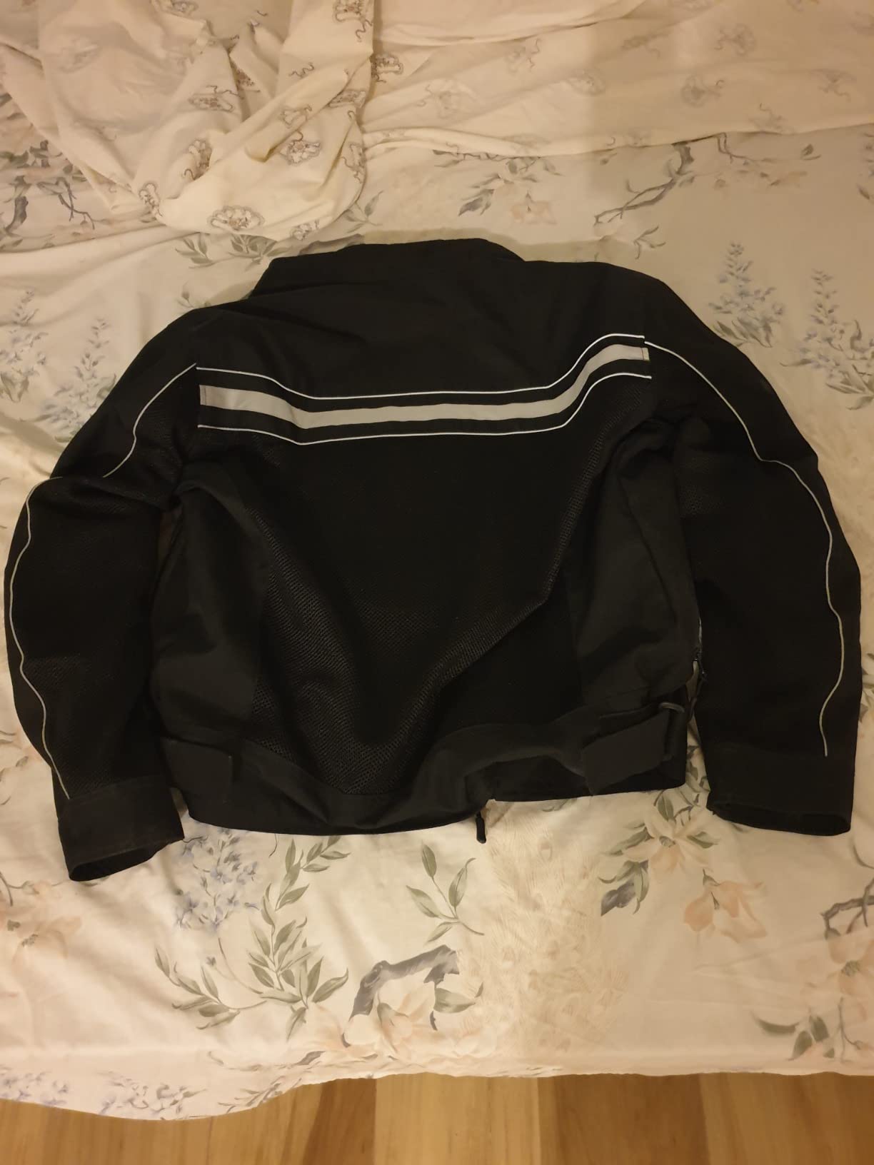 WICKED STOCK Motorcycle Jacket - CE Level1 Reflective Summer Biker Jacket with Adjustable Cuffs & Waist Belt - Lightweight & Comfortable Mesh Motorcycle Jacket with Armor for Men customer photo 1