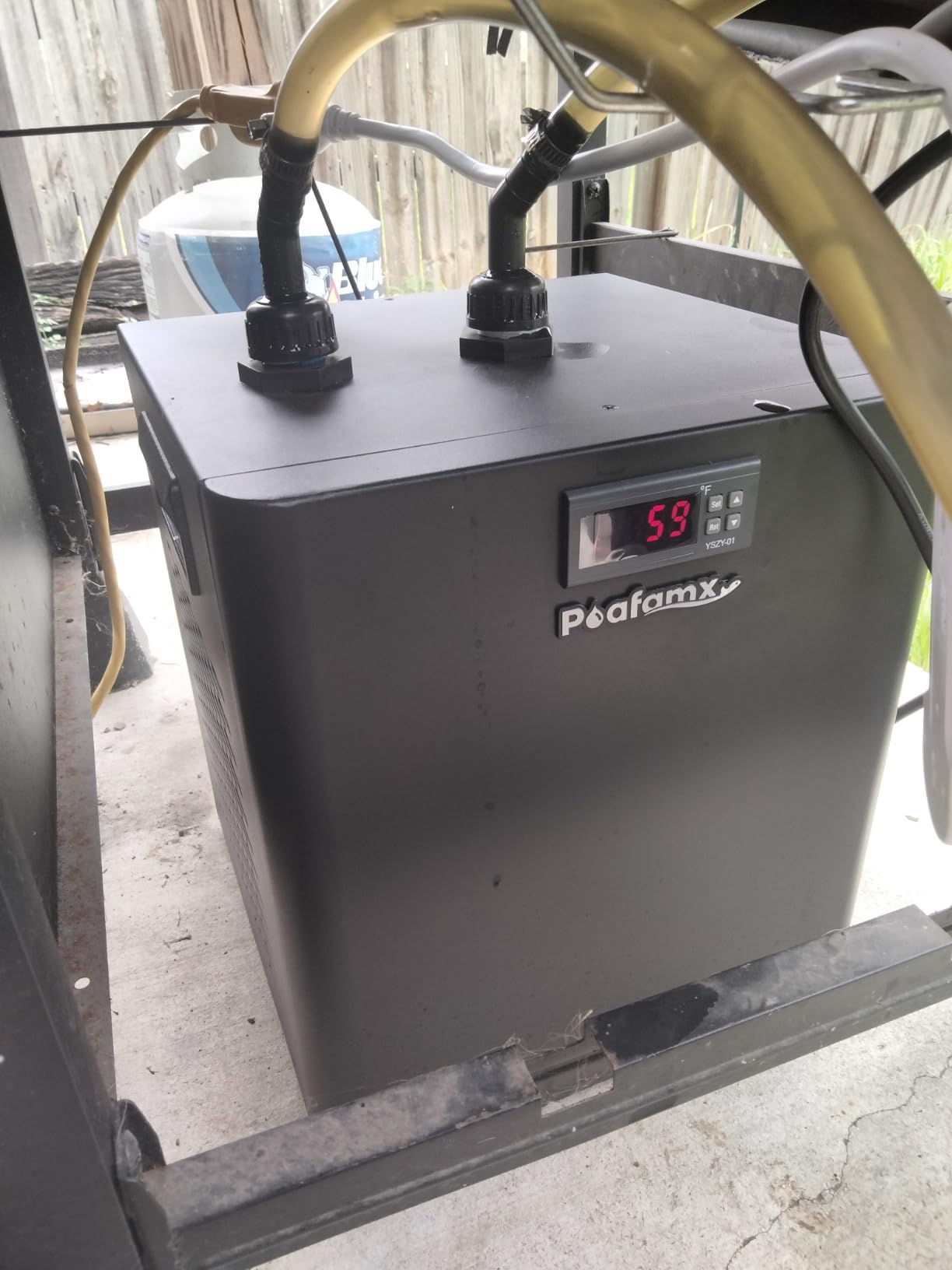 Poafamx 42gal Aquarium Chiller 1/10 HP Ultra Quiet Compressor Water Chiller customer photo 1