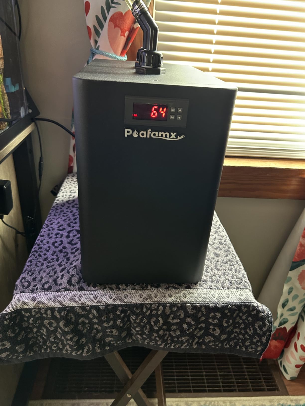 Poafamx 42gal Aquarium Chiller 1/10 HP Ultra Quiet Compressor Water Chiller customer photo 2