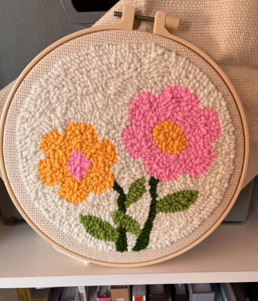 Pllieay Punch Needle Embroidery Starter Kits for Kids and Adults Beginners customer photo 2