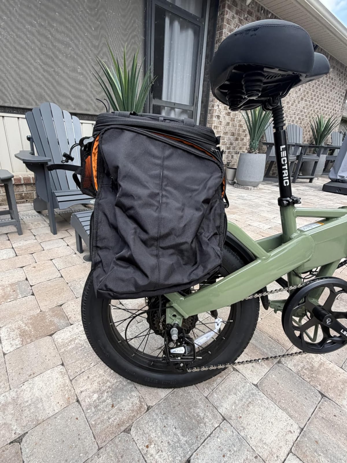 ROCKBROS Bike Trunk Bag 17L-45L Rear Rack Bags for Bicycles Waterproof customer photo 2