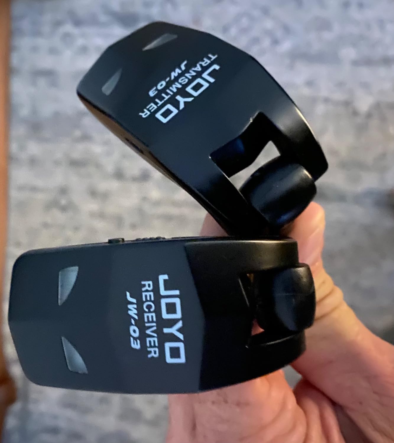 JOYO 2.4GHz Wireless Guitar System Rechargeable Transmitter and Receiver 4 Selectable Channels, 5ms Low Latency, 65ft Range, Up to 8 Hour Battery for Electric Guitar, Bass & Acoustic (JW-03) customer photo 1