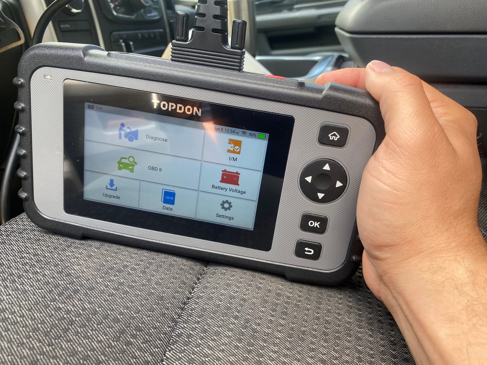 TOPDON AD500 OBD2 Scanner Car Diagnostic Tool, Engine ABS SRS Transmission customer photo 1