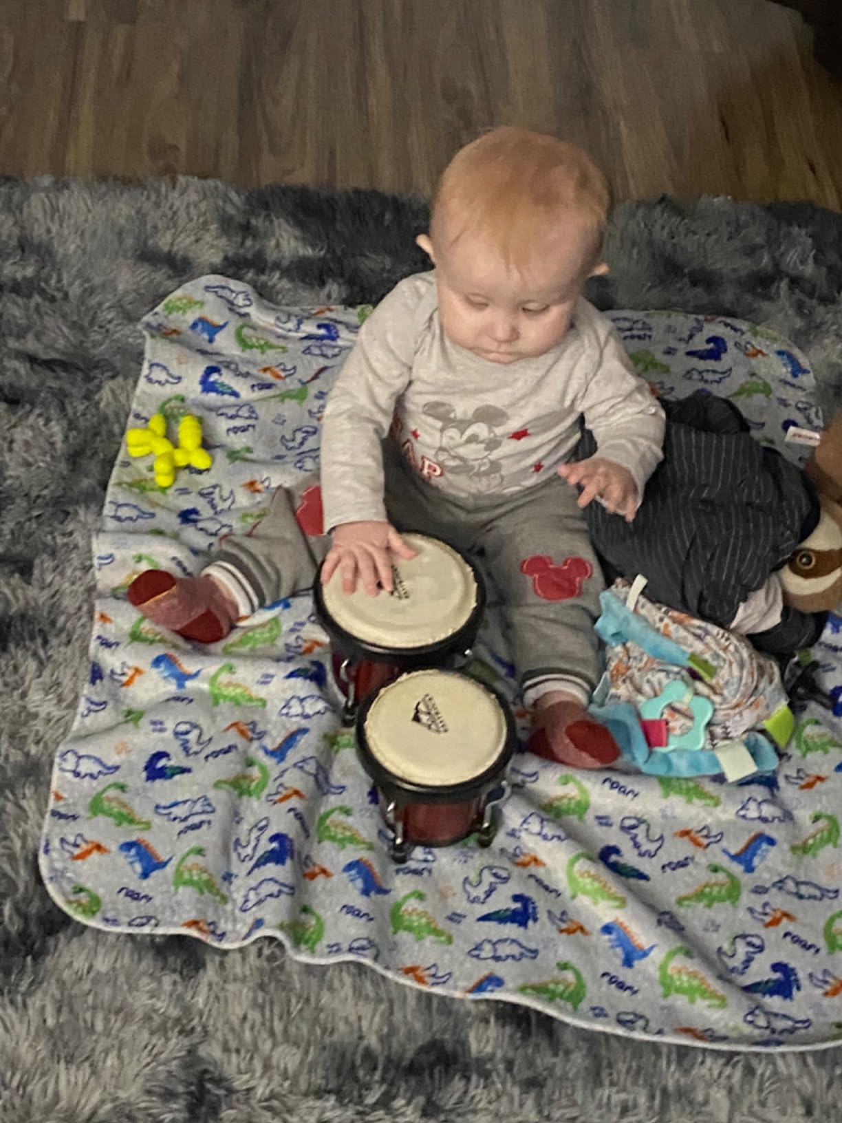 EastRock Bongo Drum 4” and 5” Set for Adults Beginners Professionals Tunable Wood and Metal Drum Percussion Instruments With Tuning Wrench customer photo 1