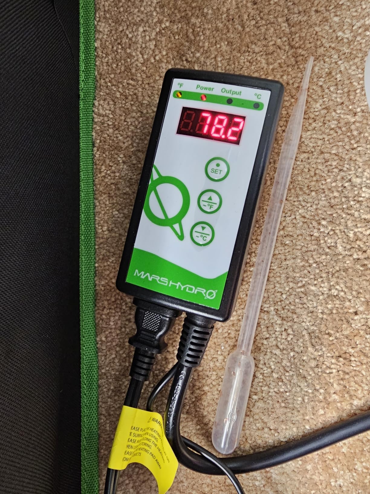 MARS HYDRO 10''x 20.75'' Seedling Heat Mat with Thermostat Combo Set,Heating Pad for for Germination, Indoor Gardening, Greenhouse customer photo 1