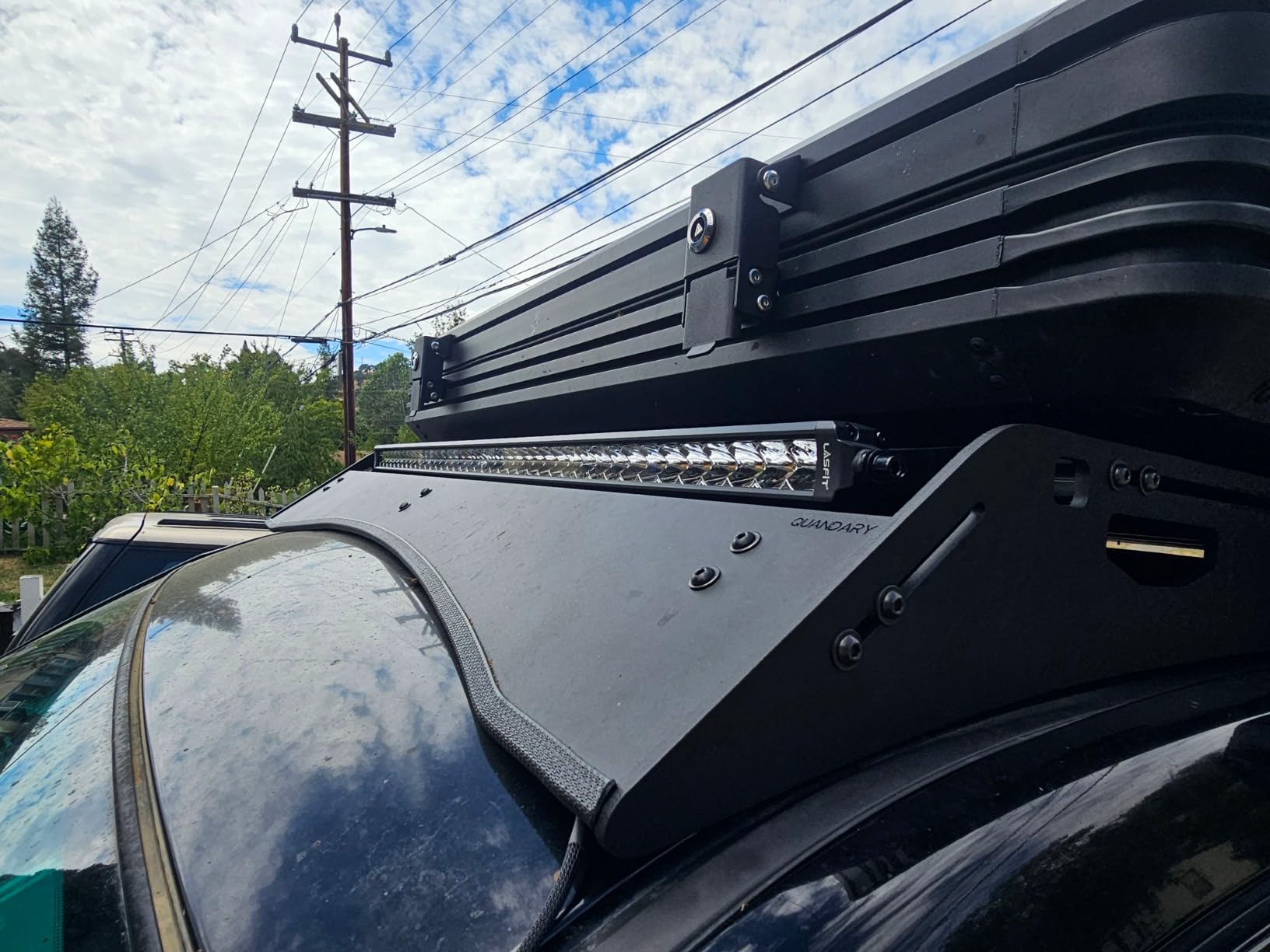 LASFIT 12 inch LED Light Bar Slim Single Row Offroad Spot Flood Combo Light customer photo 2