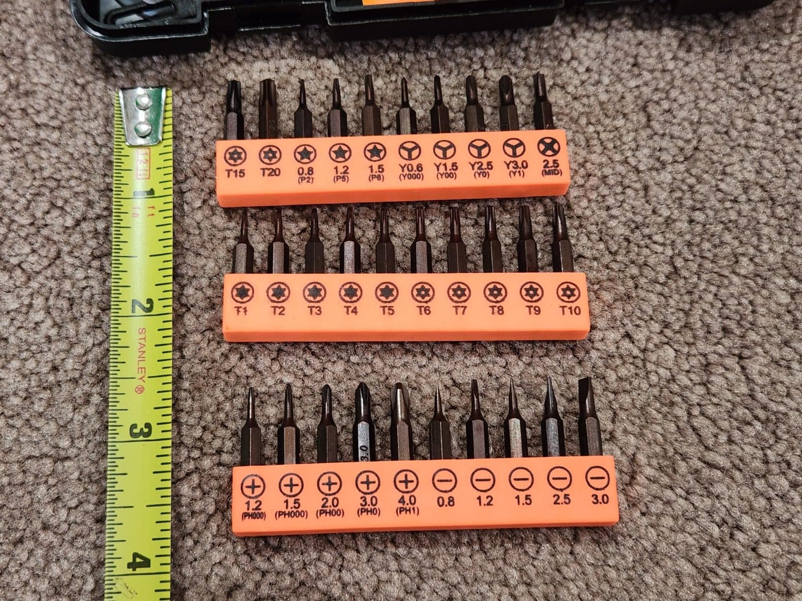 JOREST 40Pcs S2 Steel Small Precision Screwdriver Set with Torx T5 T6 T8 customer photo 2
