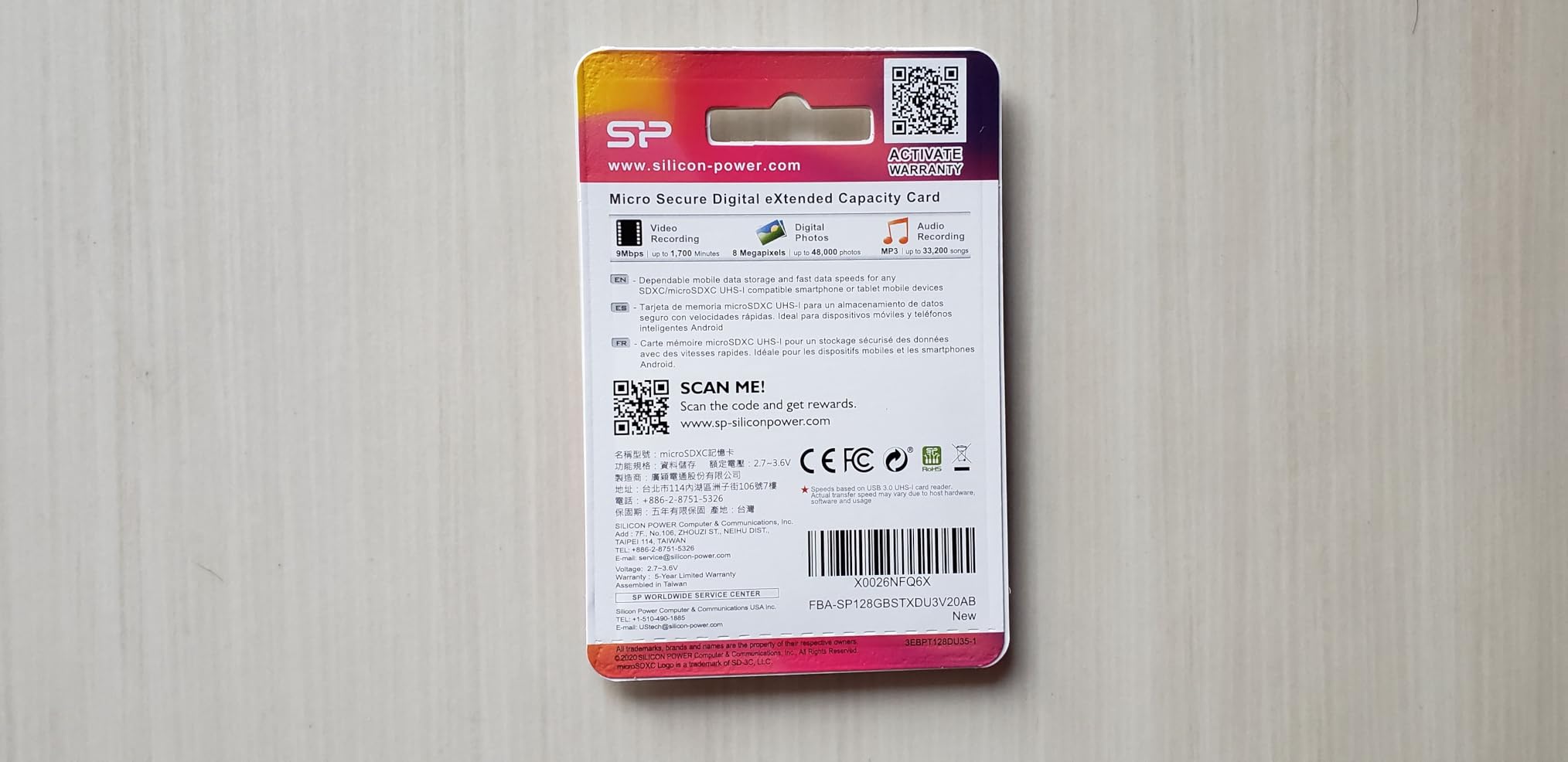 Silicon Power 128GB Micro SD Card U3 SDXC Up to 100MB/s High Speed Memory Card for Cams, DJI Pocket and Drones customer photo 1