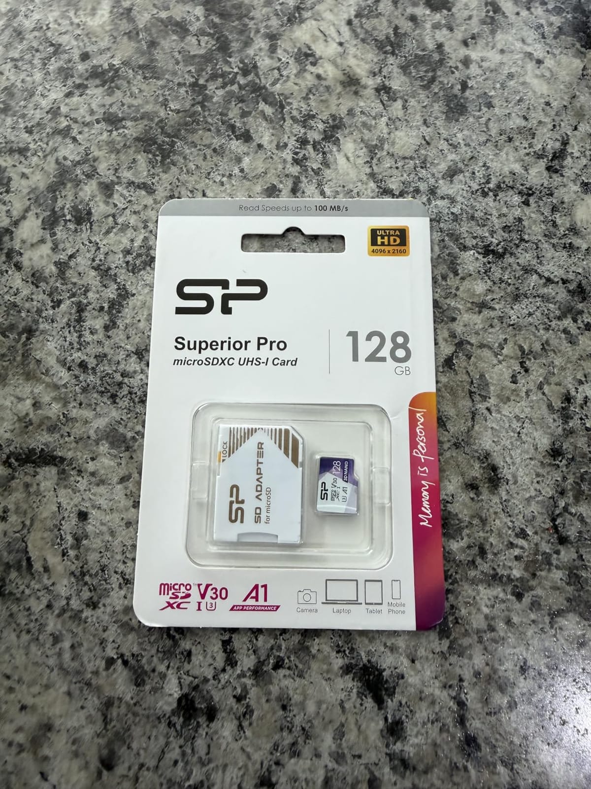 Silicon Power 128GB Micro SD Card U3 SDXC Up to 100MB/s High Speed Memory Card for Cams, DJI Pocket and Drones customer photo 2