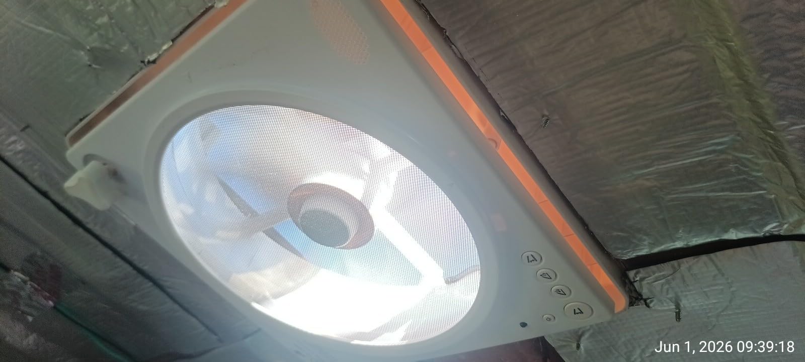 RV Roof Vent Fan 14x14, Quiet 12V(24V Max) with Remote Control &Rain Sensor customer photo 1
