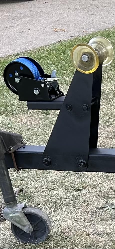 Boat Trailer Winch 1600LBS with 26ft Strap Hand Crank Winch customer photo 1