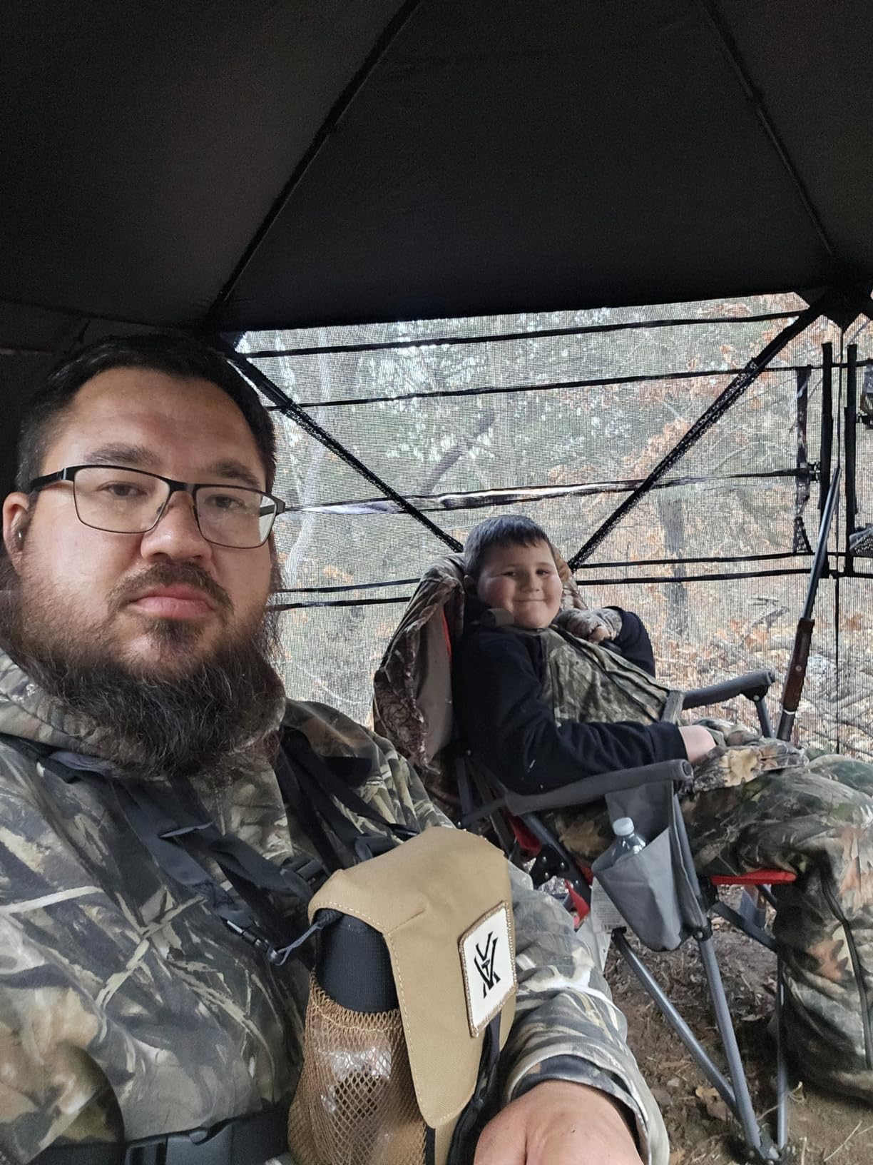 CROSS MARS Extra Large Tall 3-4 Person 5-Sided Hunting Blind 288 Degree See Through Ground Camouflage Portable Pop Up Turkey Deer Blinds Tent customer photo 2