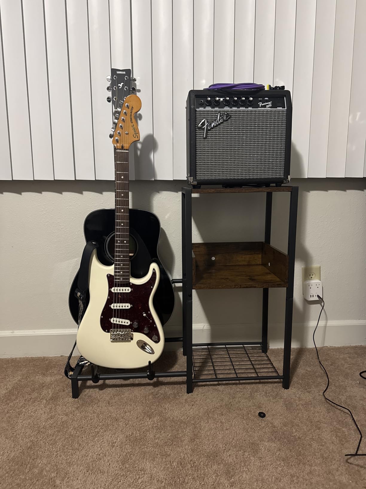 Bikoney Guitar Stand Floor for Multiple Guitars with Amp Stand customer photo 2