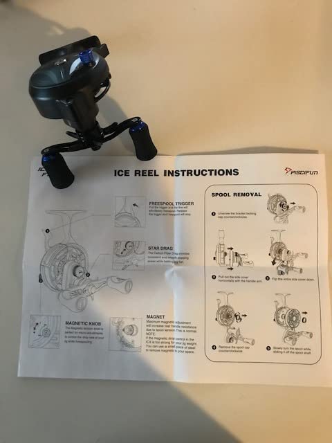 Piscifun ICX Frost Inline Ice Fishing Reel, 8-Magnet Drop customer photo 2
