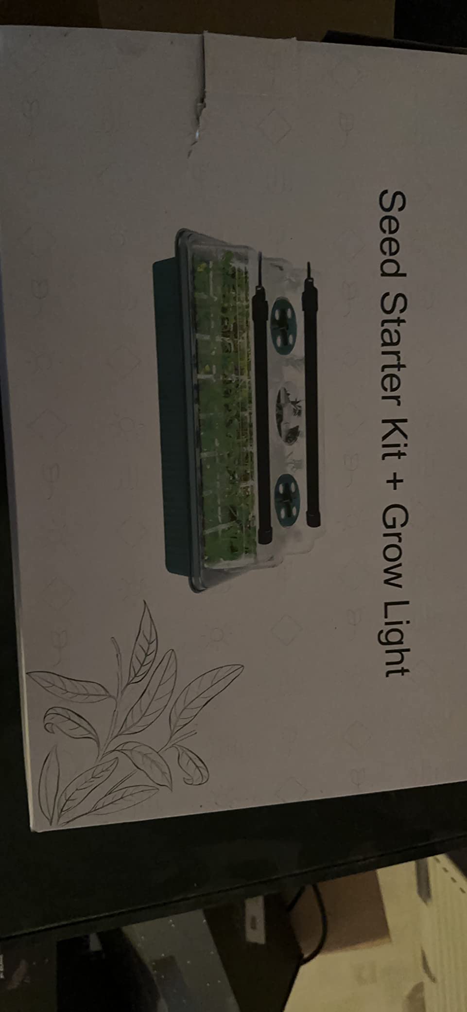 Saillong 2 Pack Seed Starter Tray with Grow Light, 80 Cell Indoor Greenhouse Seed Starting Set with Humidity Dome, 360° Full Spectrum LED, Smart Timer, 5 Brightness Levels for Germination customer photo 2