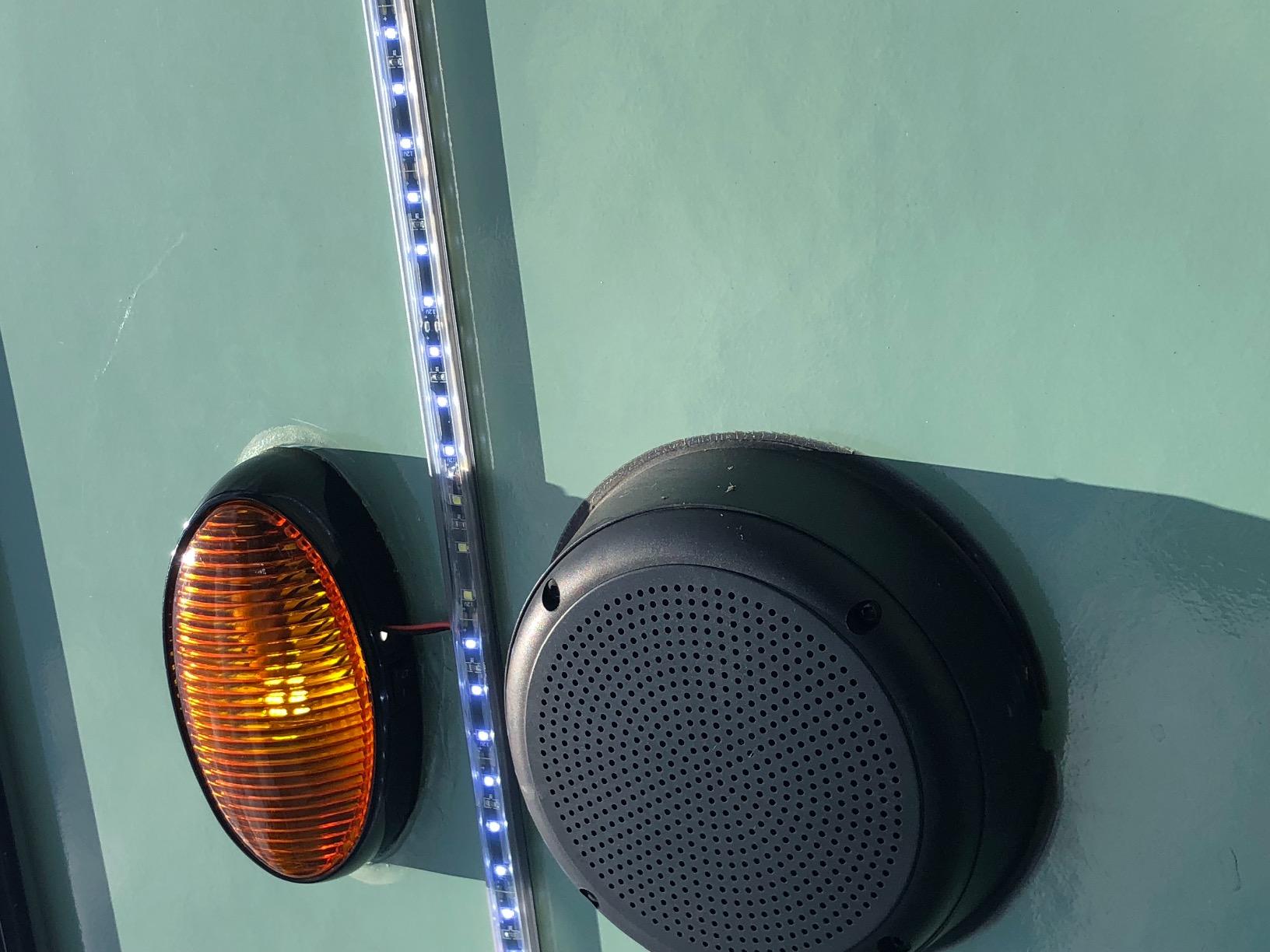 RecPro 12' RV Blue LED Awning Light 12V, Black PCB customer photo 2