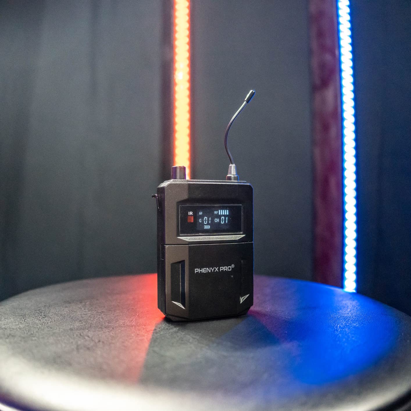 Phenyx Pro Wireless In-Ear Monitor System, Dual IEM for Musicians, Mono Stage Monitor, Metal w/ 4 Bodypacks, 50 UHF Frequencies, Rack Mount, 164ft Range, for Studio/Band (PTM-11-4B) customer photo 2