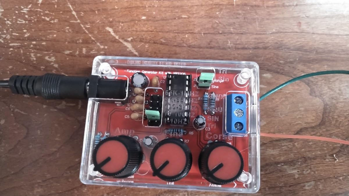 High Precision Function Signal Generator DIY Kit XR2206 Adjustable Frequency Amplitude Module Sine Triangle Square Output 1Hz-1MHz DC 9-12V customer photo 1