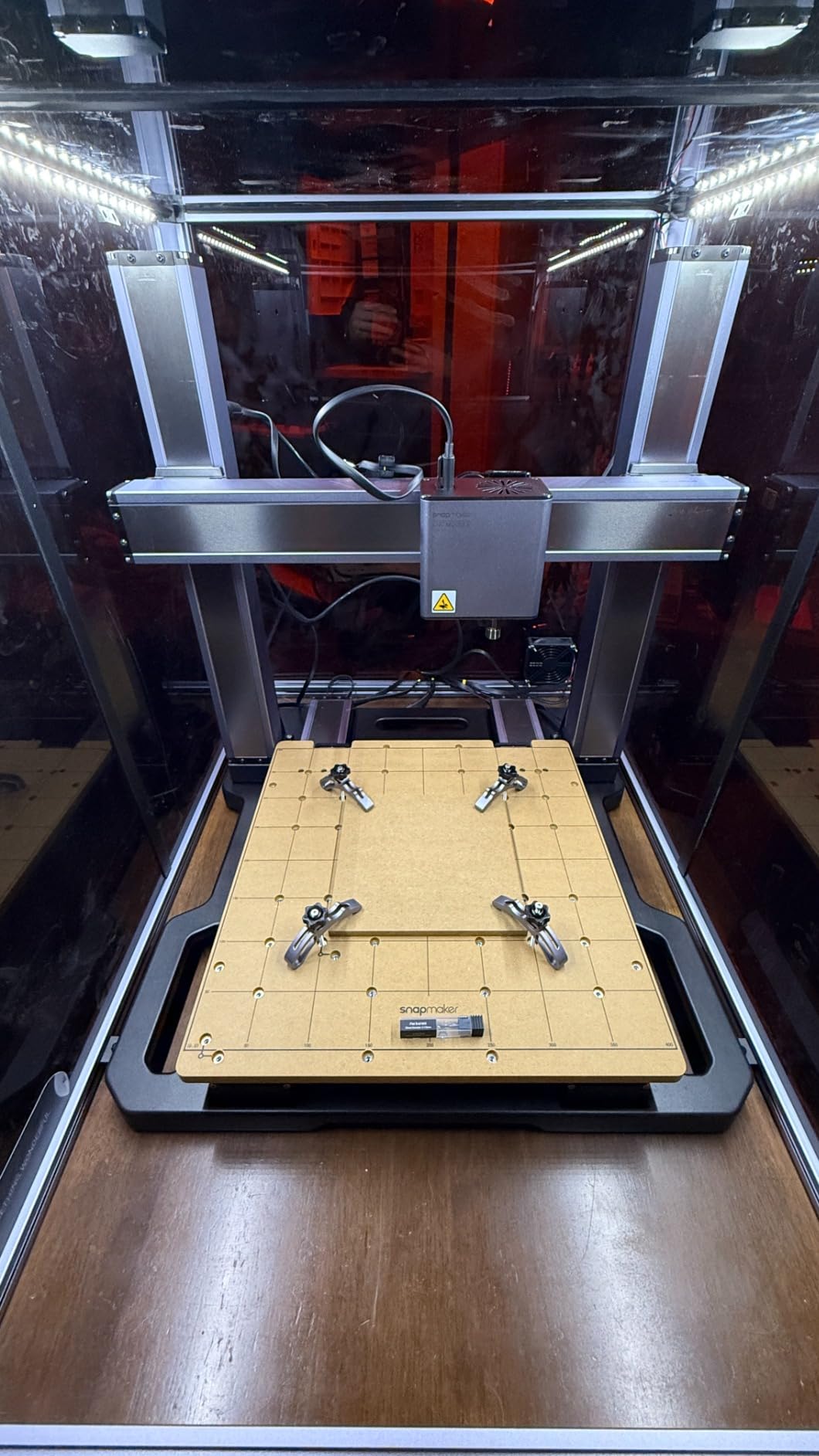 Snapmaker Artisan 3D Printer,Dual Extrusion 3D Printing,400x400x400mm Large Printing Size,Industrial-Grade Linear Rails Auto Bed Leveling,Quick Swap Modular Design,with 7