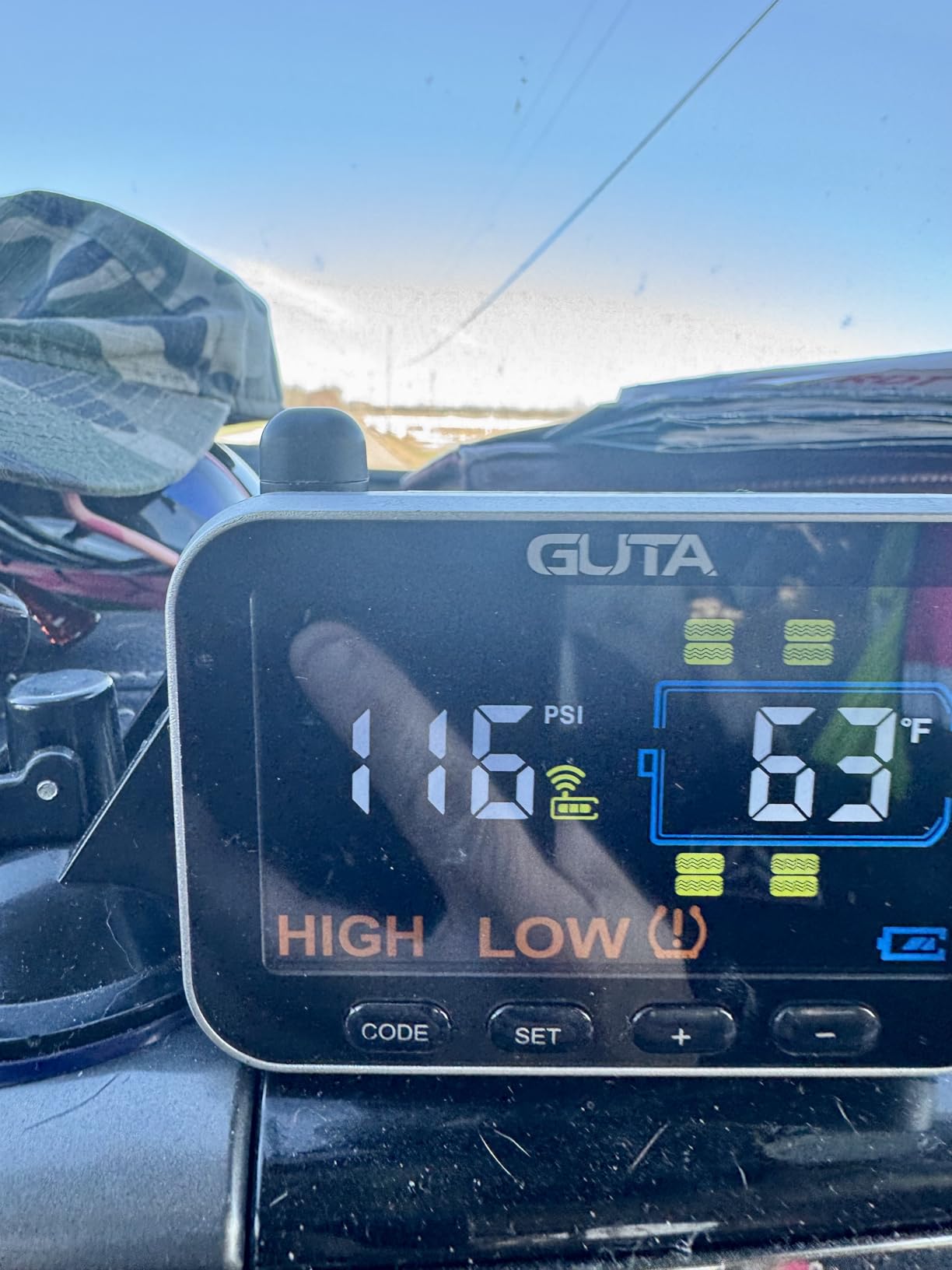 GUTA GT20 Trailer Tire Pressure Monitoring System, TPMS with 6 Sensors customer photo 2