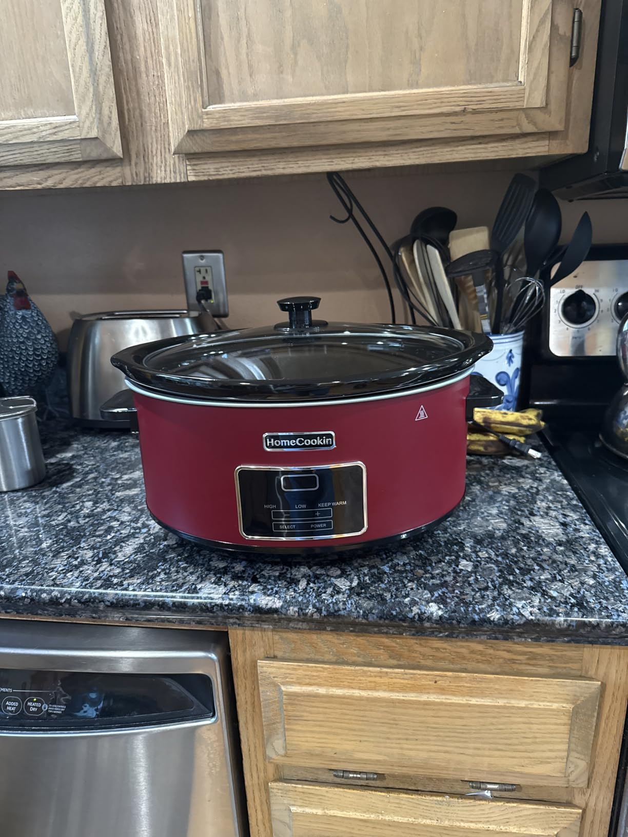 HOMECOOKIN 6-Quart Digital Programmable Slow Cooker with Timer - Small Kitchen Appliance for Family Dinners - Serves 6+ People - Heat Settings: Keep Warm, Low and High customer photo 1