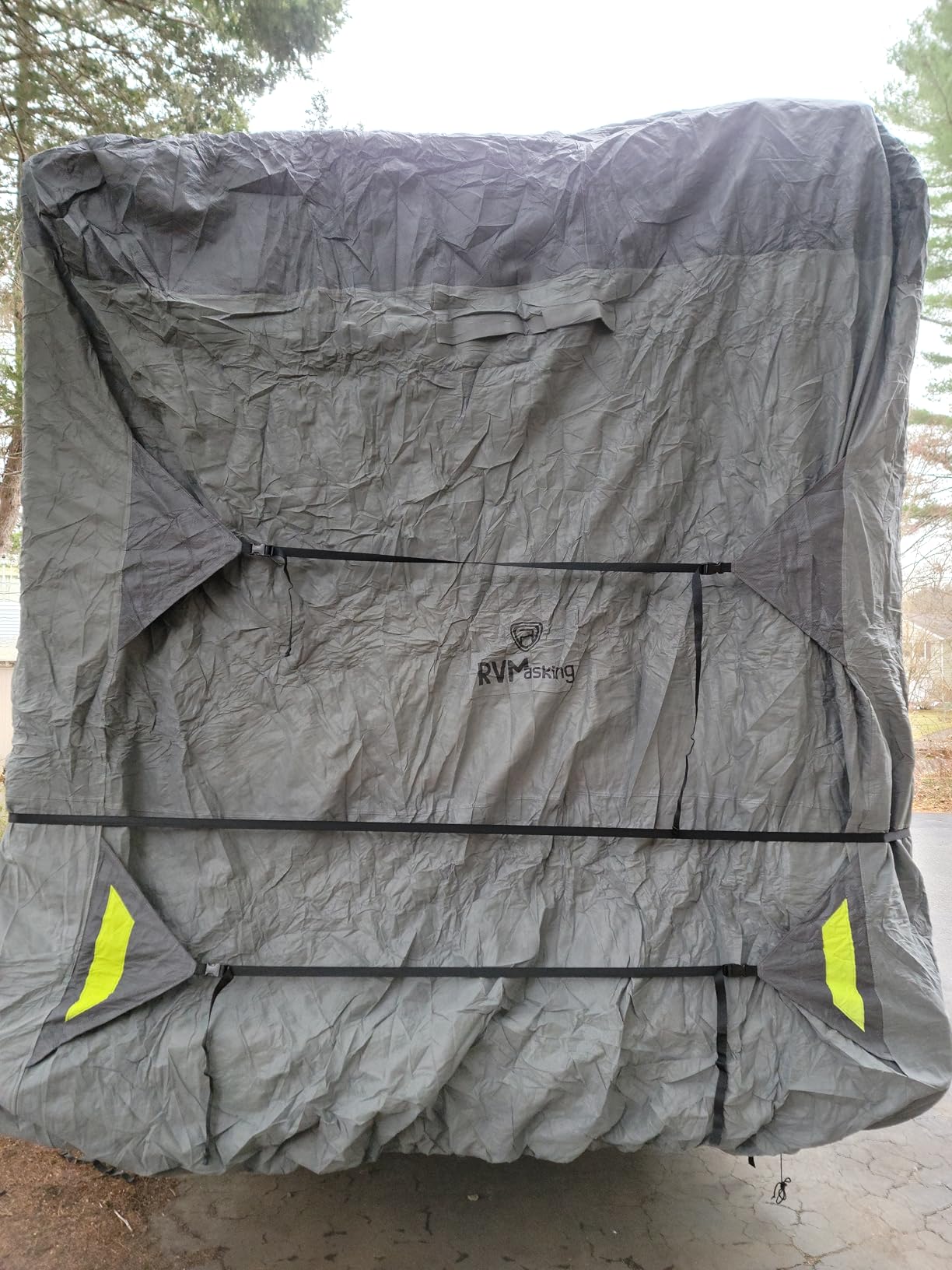 RVMasking Travel Trailer RV Cover, 9-Layer Heavy Duty Waterproof,22-24ft customer photo 1