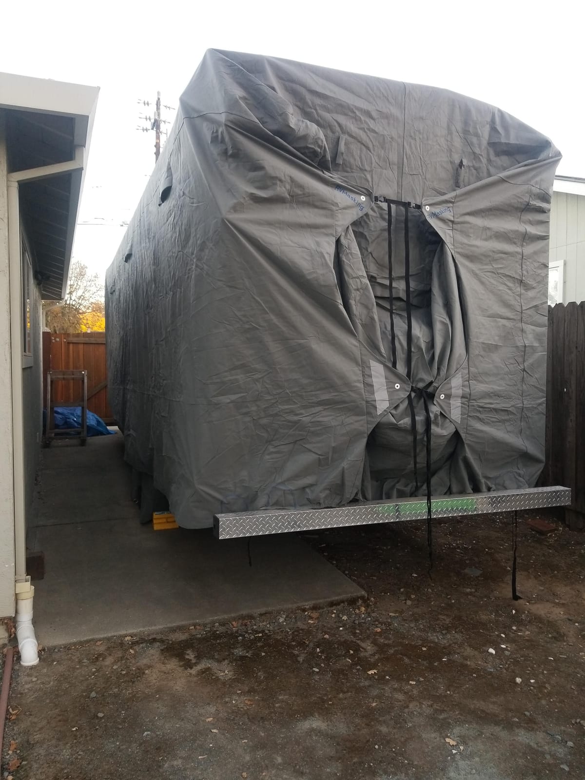 RVMasking Travel Trailer RV Cover, 9-Layer Heavy Duty Waterproof,22-24ft customer photo 2