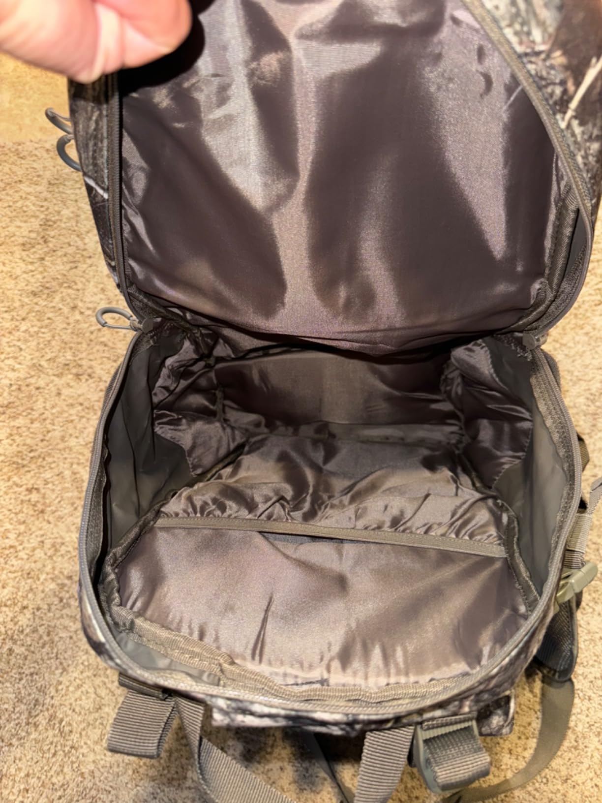 Hunting Backpack for Men, Camo Hunting Pack for Bow & Rifle Carry customer photo 2