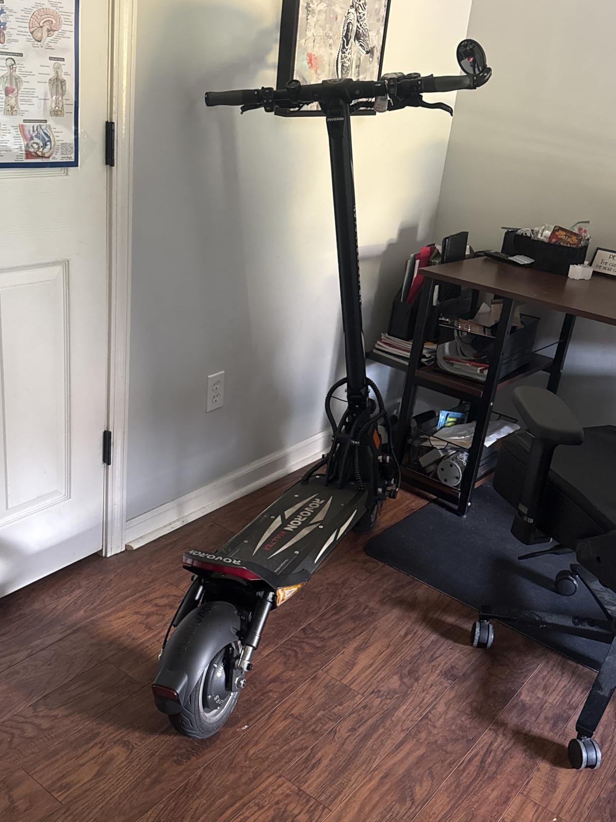 REYWMER KULLTER Electric Scooter, 60V 23.4AH Dual Motors 1300W (Peak 4000W), 50MPH Top Speed, 10-Inch Off-Road Tires, 360° Lights, Front & Rear Dual Suspension, Quick Fold, High Weight Capacity customer photo 2
