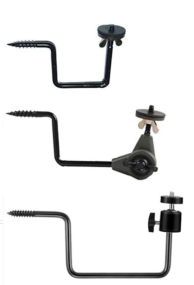 Trail Camera Mount, 4-Pack 360° Tree Bracket, 1/4in Thread, Camo customer photo 2
