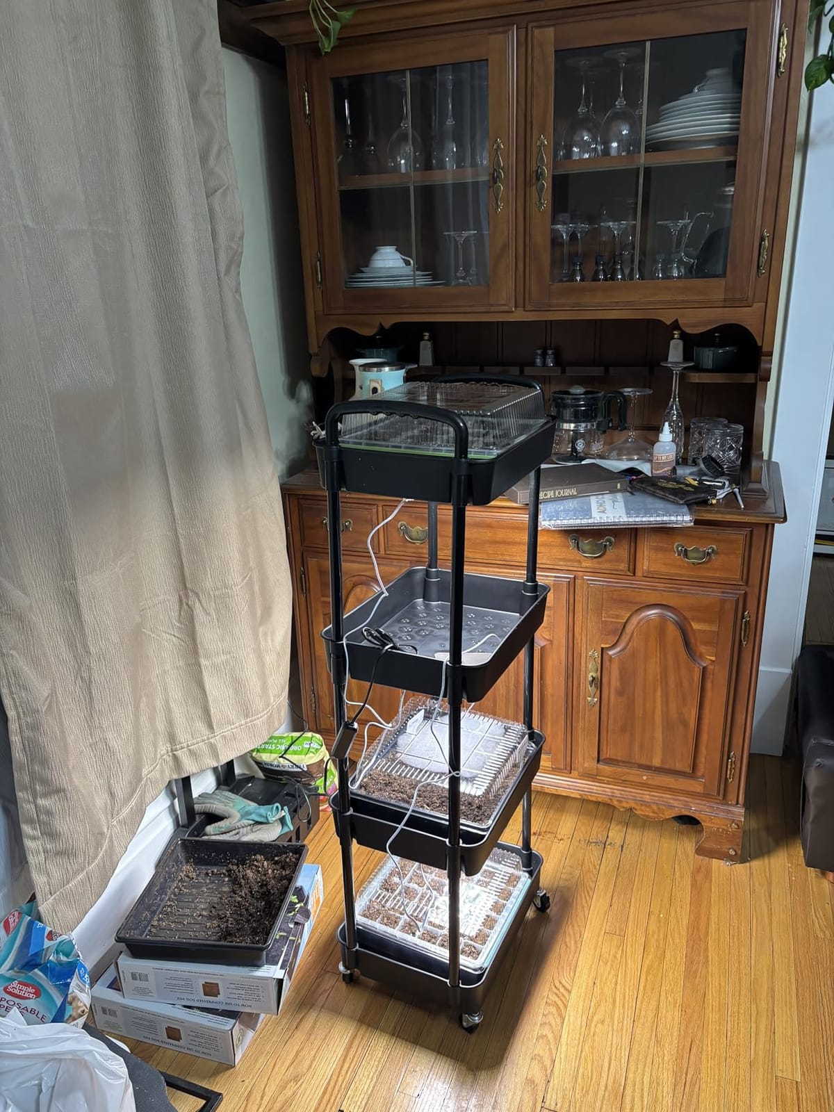 SDOVUERC Full Spectrum Grow Panel Lights for Indoor Plants and Shelves. customer photo 1