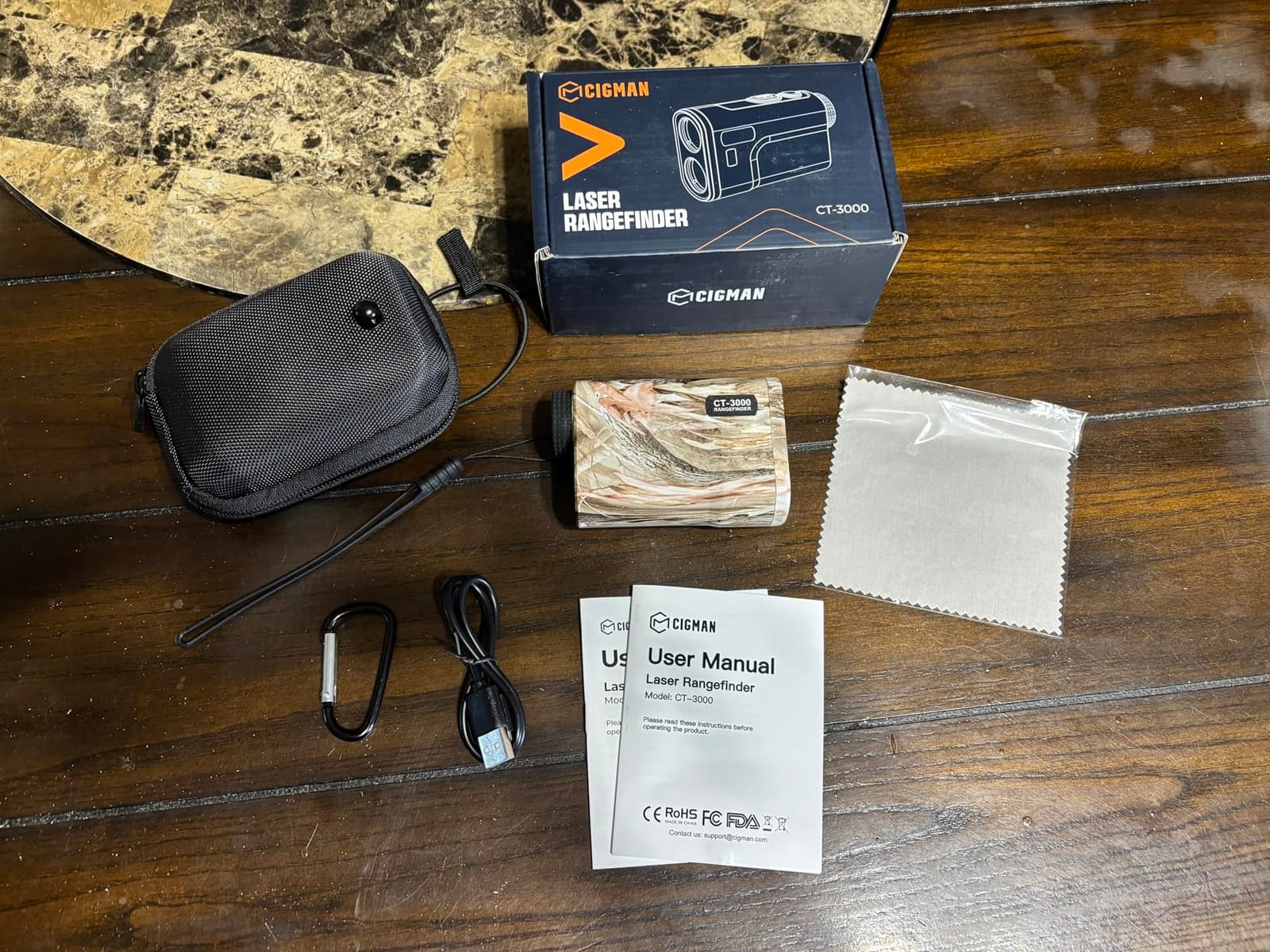 CIGMAN Hunting Range Finder 3280 Yards, 6X Magnification&Slope, for Hunter customer photo 2