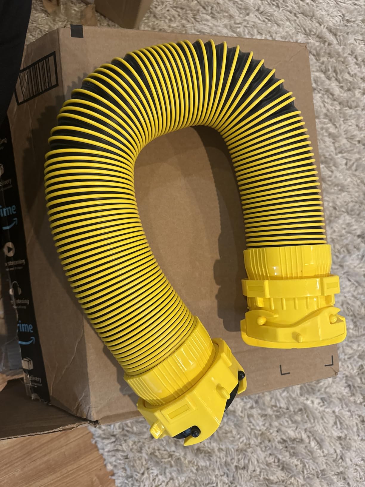 20 FT RV Sewer Hose Kit Heavy-Duty Sun-Resistant Leak-Proof with 90 Degree Clear View Sewer Adapter Storage Cap customer photo 2