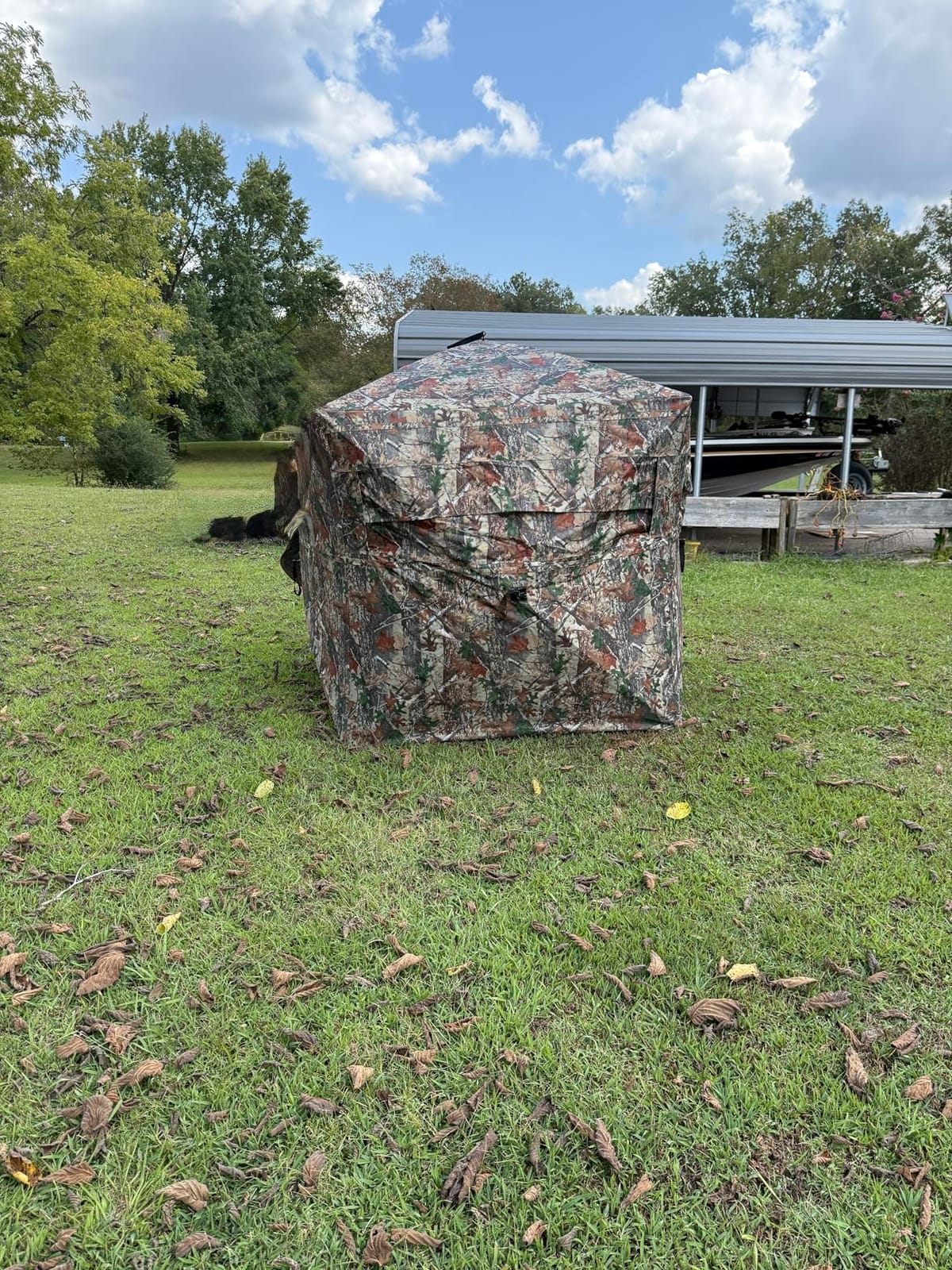 TLC Sport Hunting Blind, 270°/360° See Through Ground Blind for 2-4 Person customer photo 2