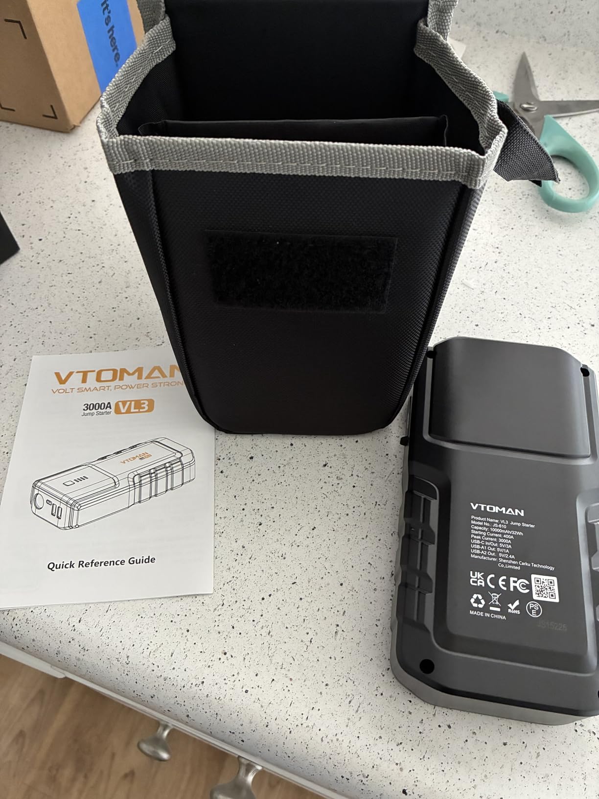 VTOMAN VL7 6000A LiFePO4 Portable Jump Starter for All Gas and 10L Diesel customer photo 2